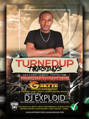 #turnedupthursdays ”Official Launch”